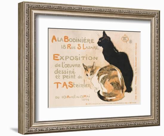 A la Bodiniere, 1894-Théophile Alexandre Steinlen-Framed Giclee Print