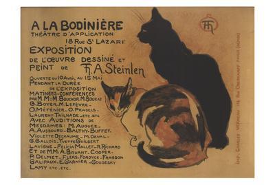 Fine Art Print Exposition Poster Theophile Steinlen Reproduction