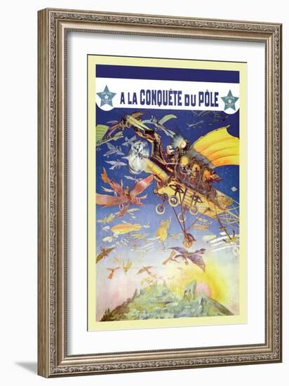 A La Conquete du Pole-null-Framed Art Print