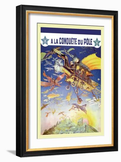 A La Conquete du Pole-null-Framed Art Print