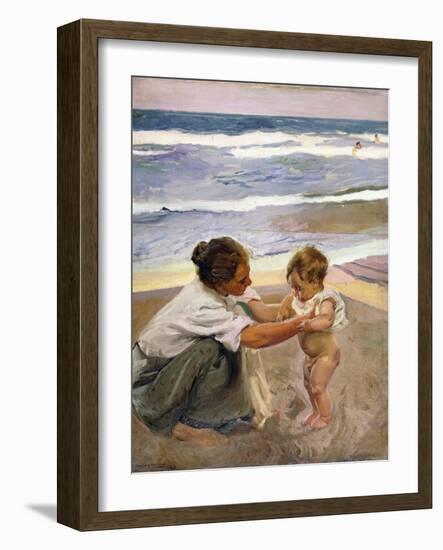 A La Orilla Del Mar, 1908-Joaqu?n Sorolla y Bastida-Framed Giclee Print
