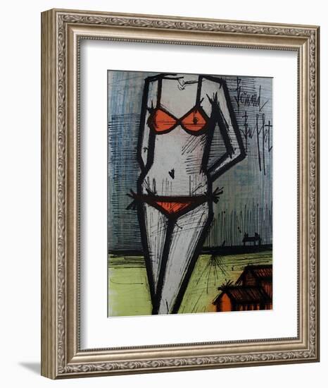 A la plage-Bernard Buffet-Framed Collectable Print