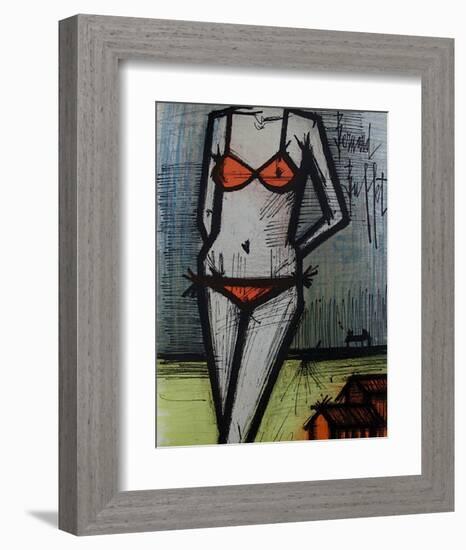 A la plage-Bernard Buffet-Framed Collectable Print