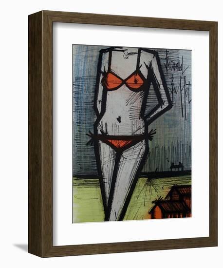 A la plage-Bernard Buffet-Framed Collectable Print