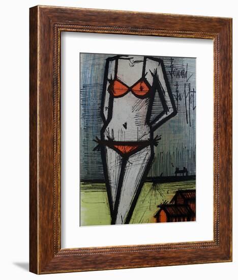 A la plage-Bernard Buffet-Framed Collectable Print