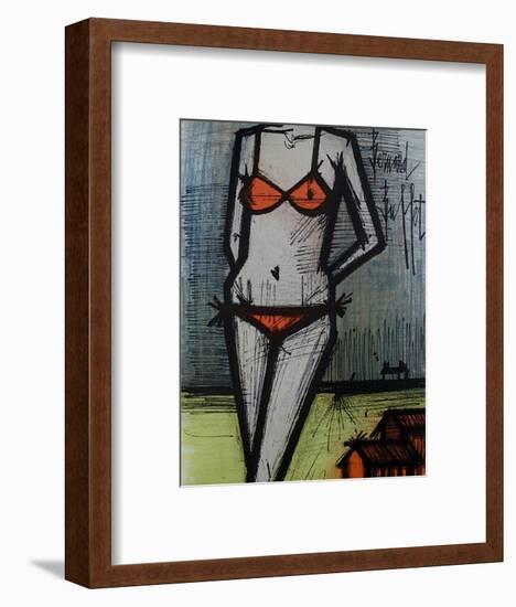 A la plage-Bernard Buffet-Framed Collectable Print