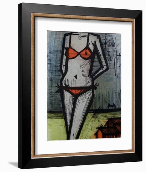 A la plage-Bernard Buffet-Framed Collectable Print