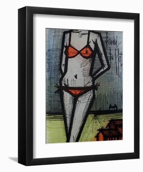 A la plage-Bernard Buffet-Framed Collectable Print