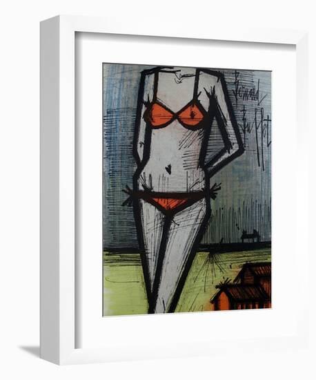 A la plage-Bernard Buffet-Framed Collectable Print