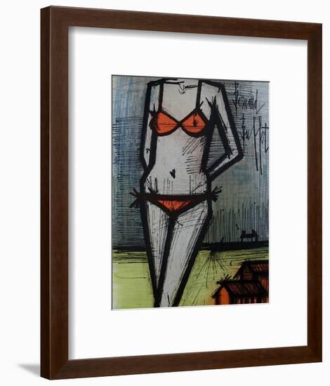 A la plage-Bernard Buffet-Framed Collectable Print