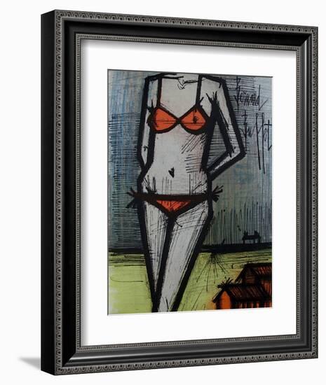 A la plage-Bernard Buffet-Framed Collectable Print