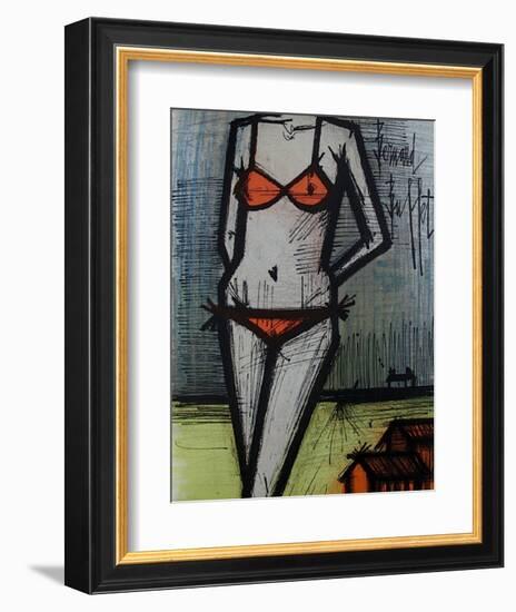 A la plage-Bernard Buffet-Framed Collectable Print