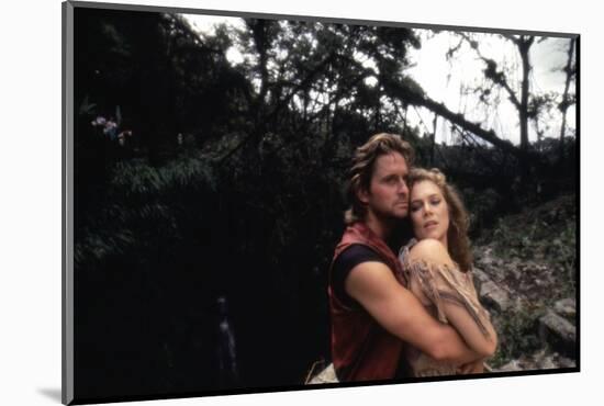 A la poursuite du diamant vert Romancing the stone by Robert Zemeckis with Michael Douglas and Kath-null-Mounted Photo