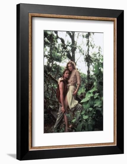 A la poursuite du diamant vert Romancing the stone by Robert Zemeckis with Michael Douglas and Kath-null-Framed Photo