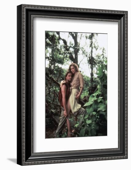 A la poursuite du diamant vert Romancing the stone by Robert Zemeckis with Michael Douglas and Kath-null-Framed Photo