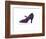 A La Recherche du Shoe Perdu, 1955 (Blue & Pink Shoe)-Andy Warhol-Framed Art Print