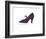 A La Recherche du Shoe Perdu, 1955 (Blue & Pink Shoe)-Andy Warhol-Framed Art Print