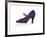 A la Recherche du Shoe Perdu, 1955 (blue & pink shoe)-Andy Warhol-Framed Art Print