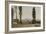 A la villa Farnèse : les trois peupliers et le Mont Latium-Pierre Henri de Valenciennes-Framed Giclee Print