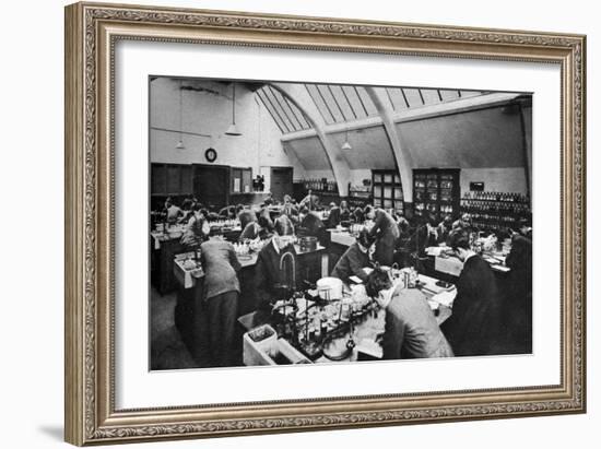 A Laboratory in a London Polytechnic, 1926-1927-null-Framed Giclee Print