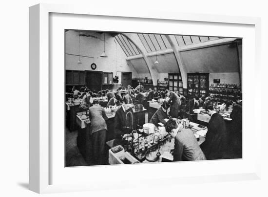 A Laboratory in a London Polytechnic, 1926-1927-null-Framed Giclee Print