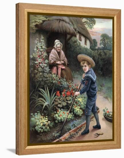 A Labour of Love, 1905-null-Framed Premier Image Canvas