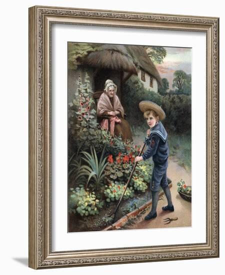 A Labour of Love, 1905-null-Framed Giclee Print