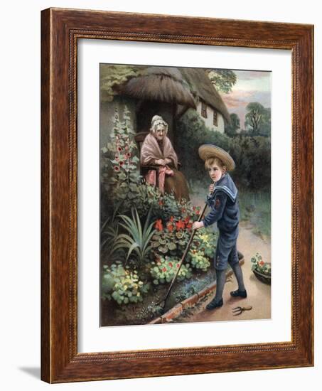 A Labour of Love, 1905-null-Framed Giclee Print