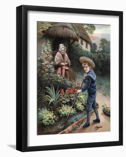 A Labour of Love, 1905-null-Framed Giclee Print