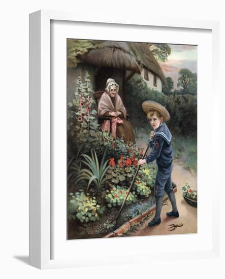 A Labour of Love, 1905-null-Framed Giclee Print