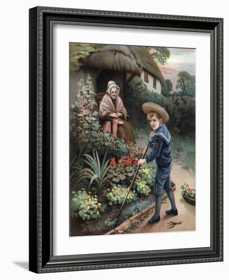 A Labour of Love, 1905-null-Framed Giclee Print