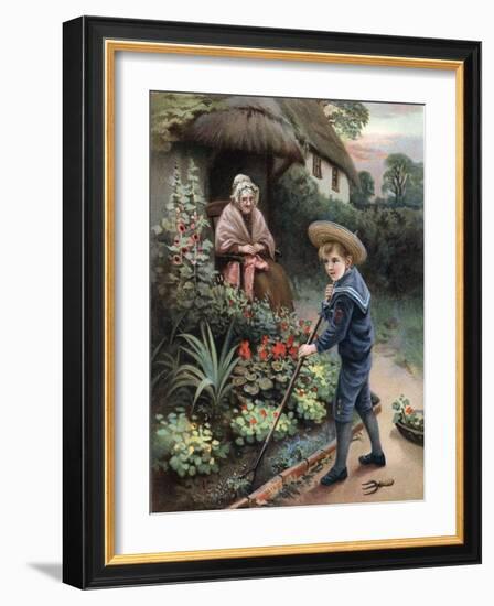 A Labour of Love, 1905-null-Framed Giclee Print