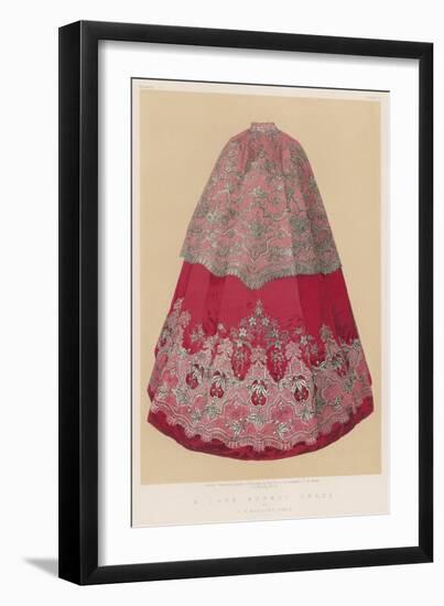 A Lace Worked Dress, Paris-null-Framed Giclee Print