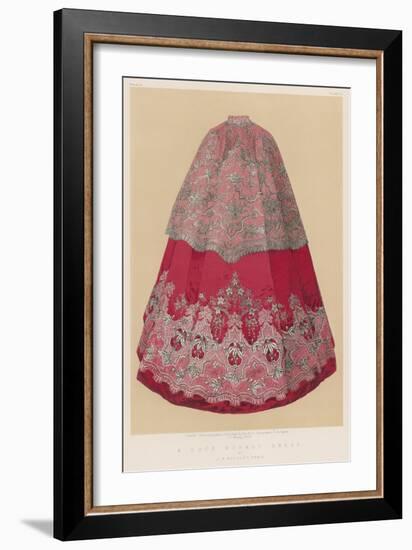 A Lace Worked Dress, Paris-null-Framed Giclee Print