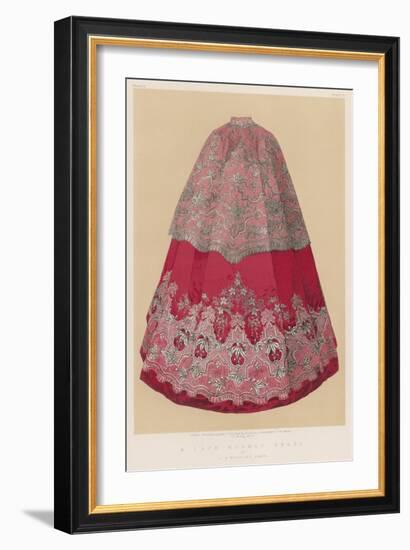 A Lace Worked Dress, Paris-null-Framed Giclee Print