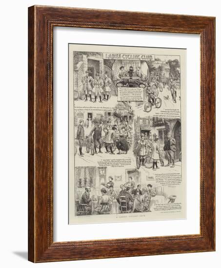 A Ladies' Cycling Club-William Ralston-Framed Giclee Print