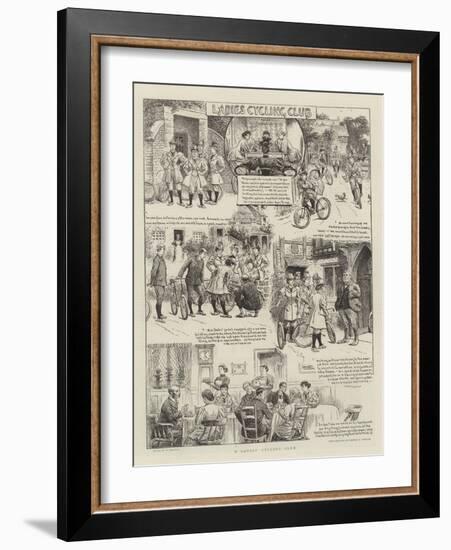 A Ladies' Cycling Club-William Ralston-Framed Giclee Print