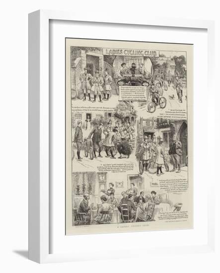 A Ladies' Cycling Club-William Ralston-Framed Giclee Print