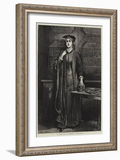 A Lady BA of London University-Arthur Hopkins-Framed Giclee Print