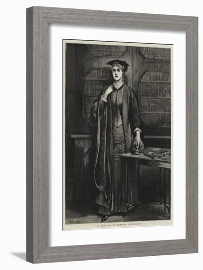 A Lady BA of London University-Arthur Hopkins-Framed Giclee Print