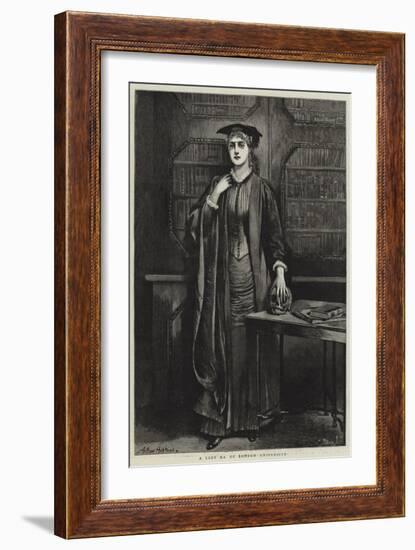 A Lady BA of London University-Arthur Hopkins-Framed Giclee Print