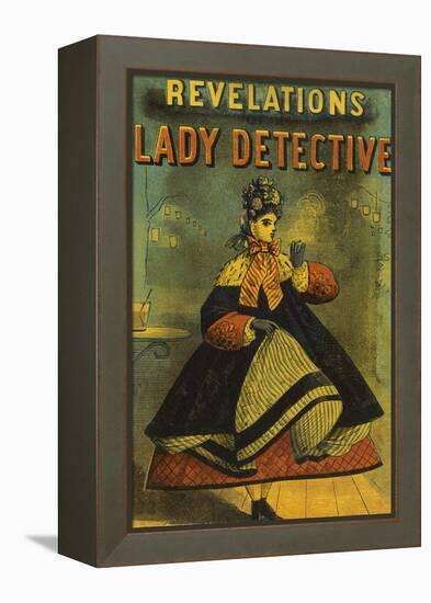 A Lady Detective-null-Framed Premier Image Canvas