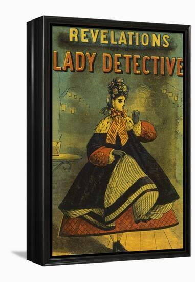 A Lady Detective-null-Framed Premier Image Canvas