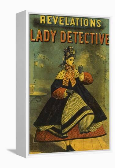 A Lady Detective-null-Framed Premier Image Canvas