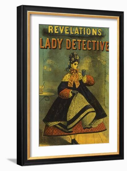 A Lady Detective-null-Framed Giclee Print