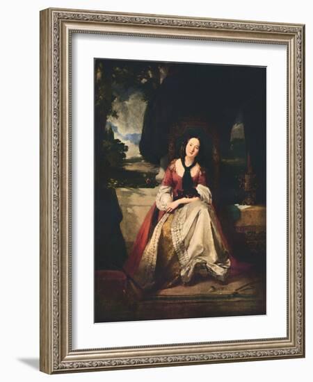 A Lady in Fancy Dress, c1846-1900, (1937)-Thomas Faed-Framed Giclee Print