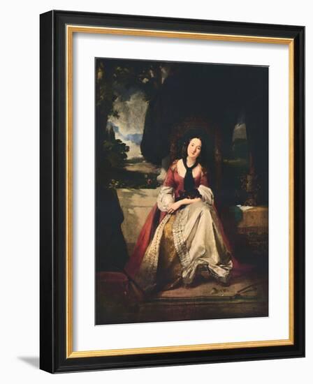 A Lady in Fancy Dress, c1846-1900, (1937)-Thomas Faed-Framed Giclee Print