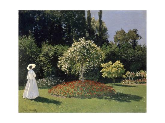 Signora In Giardino A Sainte Adresse