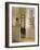 A Lady Looking in a Mirror by an Open Door-Carl Holsoe-Framed Giclee Print