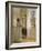 A Lady Looking in a Mirror by an Open Door-Carl Holsoe-Framed Giclee Print